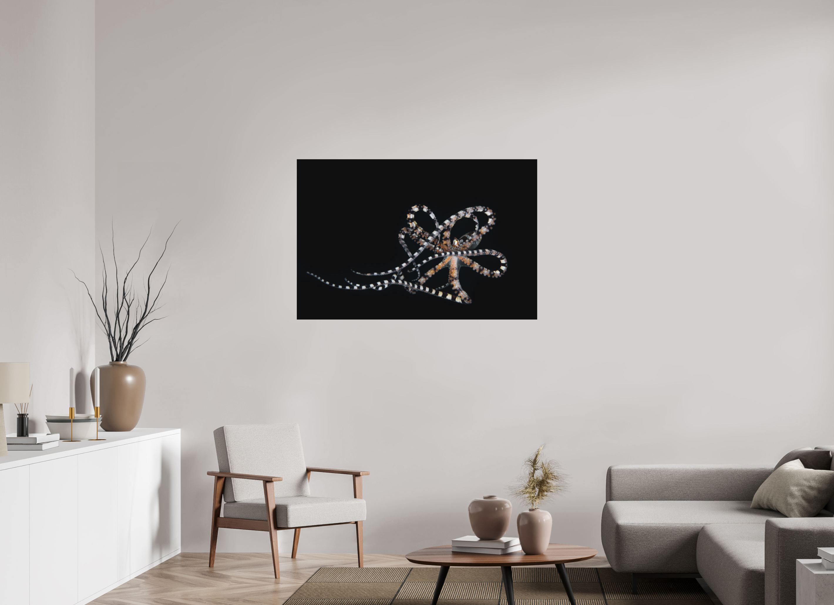 120 x 80 cm, Alu-Dibond Dancing Wunderpus