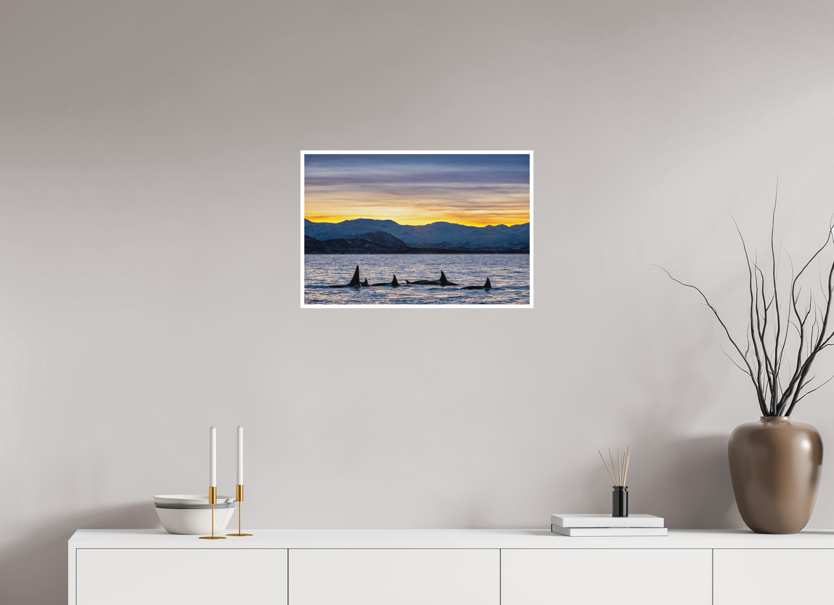 60 x 40 cm, Fine Art Print Only Herring Chasers