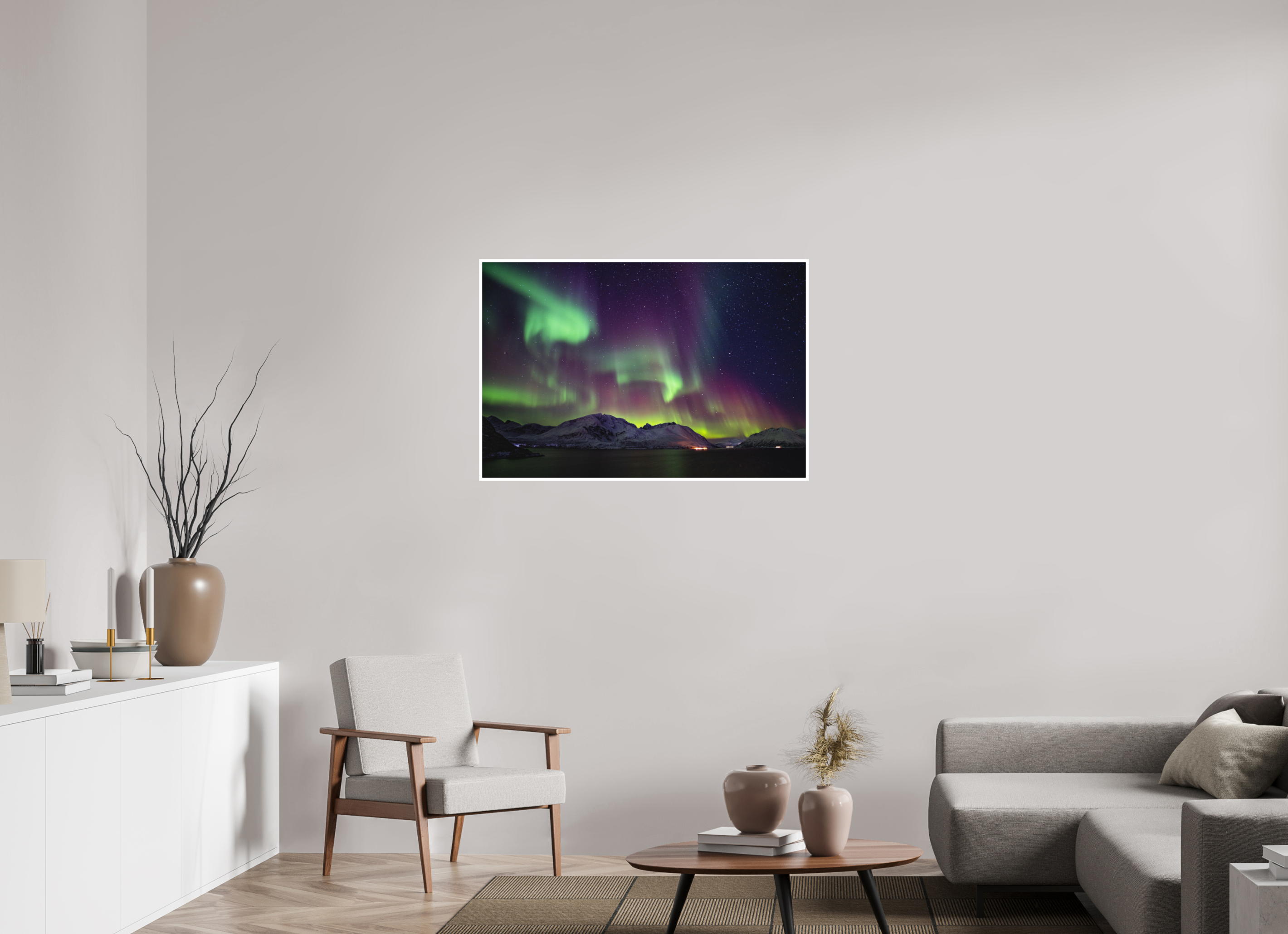 105 x 70 cm, Fine Art Print Only Green Gold of Norway