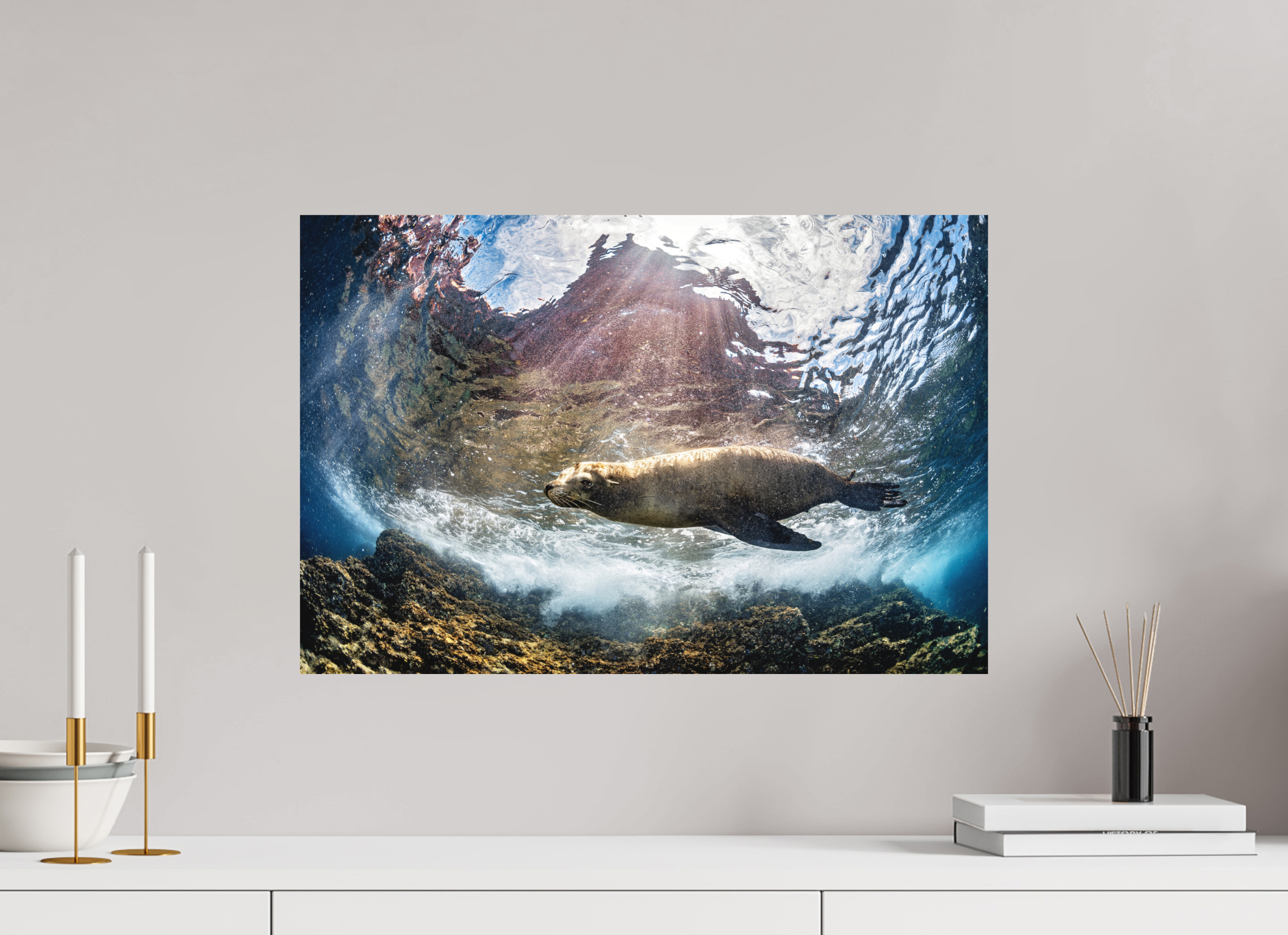 60 x 40 cm, Fine Art Print on Alu-Dibond Shore Patrol