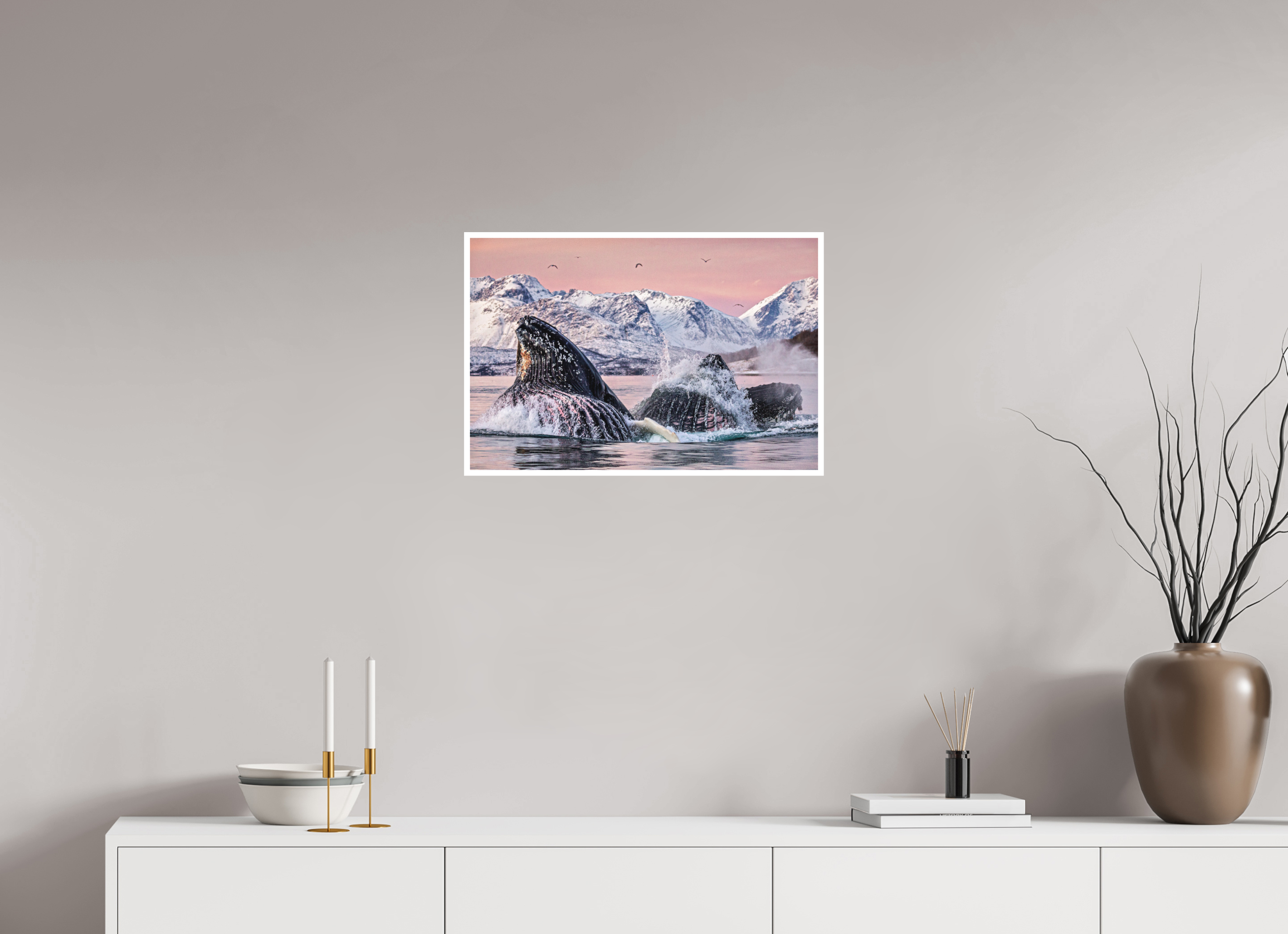 60 x 40 cm, Fine Art Print Only Mouths Full