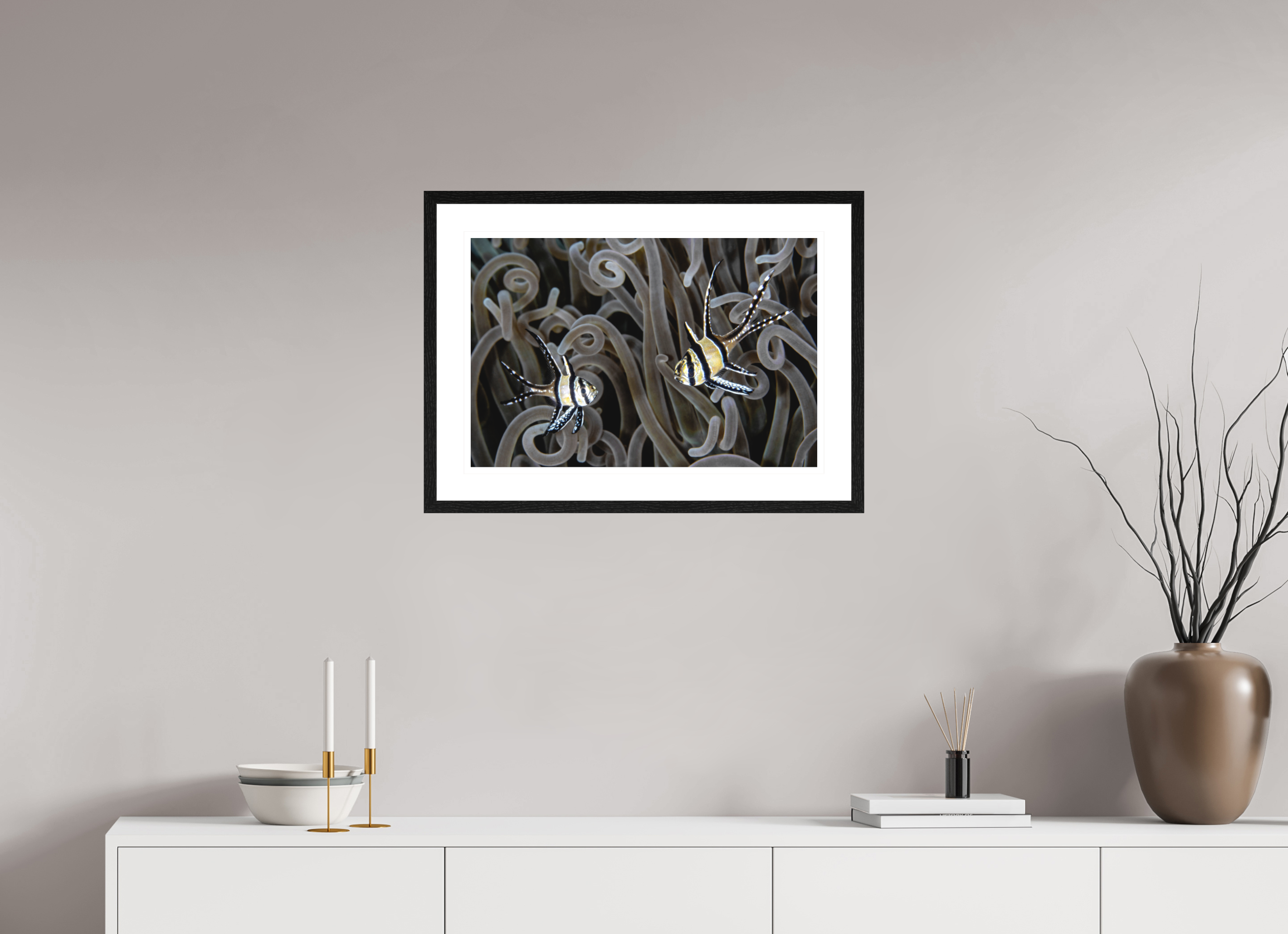 60 x 40 cm, Framed Print Jewels of the Sea
