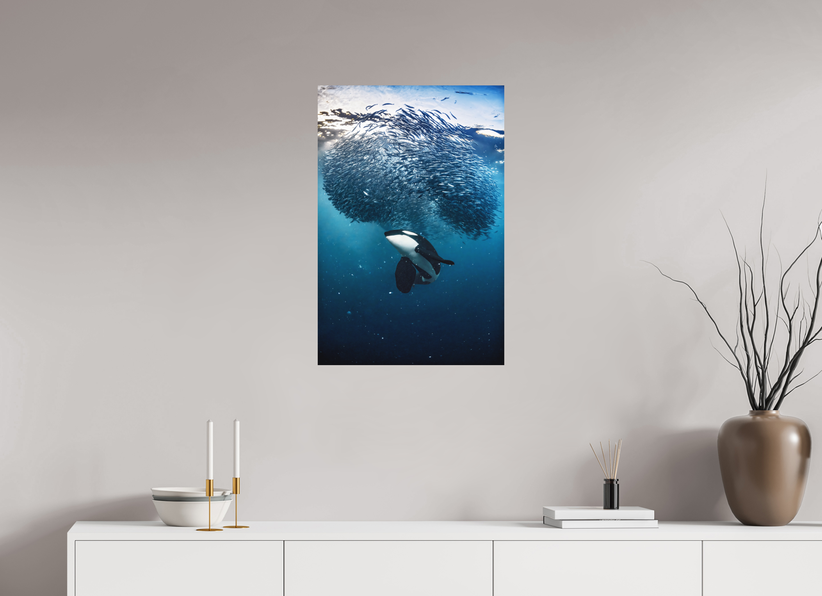50 x 75 cm, Fine Art Print on Alu-Dibond The Master Hunter